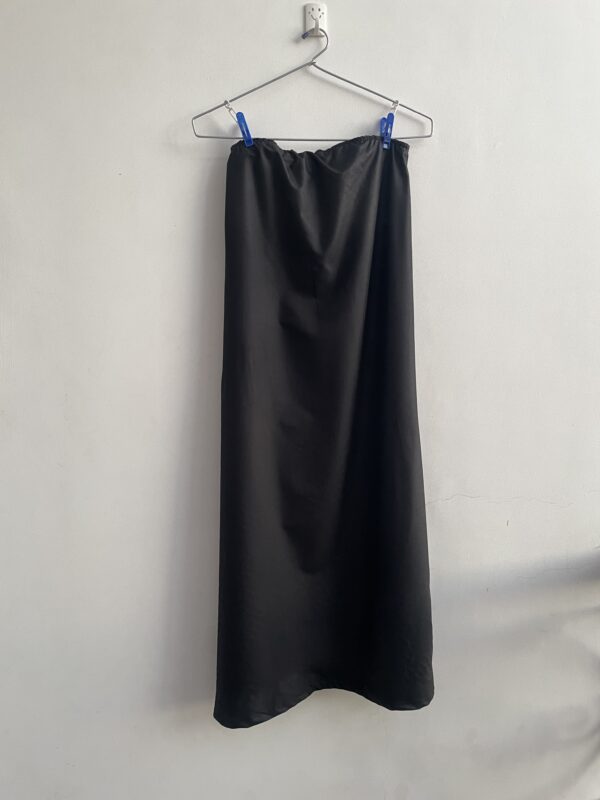 Black Bias Skirt